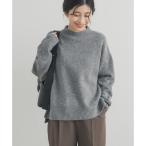 ショッピングハイネック ハイネックサイドスリットニット