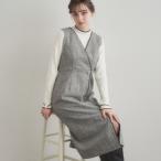 ショッピングフリンジ フリンジツイードジャンスカ