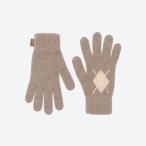 GOBI　カシミヤ100%アーガイル柄グローブ
