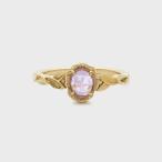 ショッピングピンキーリング ゴールドアメジストピンキーリング