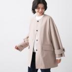 [ пыльца защита водоотталкивающая отделка ...] вырез лодочкой весеннее пальто 