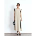 バイカラーテープAラインワンピース