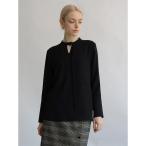 ショッピングサテン ベーシックバックサテンボウタイブラウス