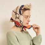 [manipuri/manipli] флора большой размер шелк шарф 88×88 сделано в Японии 