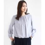 ショッピングバルーン バルーンヘムブラウス/洗える