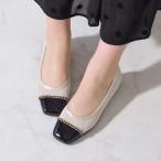 Bridget Birkin Walk◆3cmヒール◆チェーンアクセントスクエアパンプス