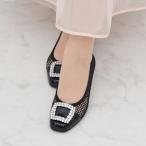 Bridget Birkin Walk◆3cmヒール◆ビジューモチーフメッシュパンプス