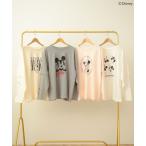 ミッキー＆フレンズ／レイヤードプリントロングTシャツ