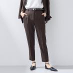 [...|UV уход | лен style ] конические брюки 