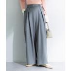 ショッピングワイドパンツ デザインタックワイドパンツ