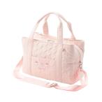 【メゾピアノママ】ウサギアップリケマザーズバッグショルダー付