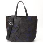 【マンハッタナーズ】ジャガードバッグ　２ＷＡＹ手提げバッグ