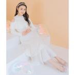 プリーツシフォンティアードスカート