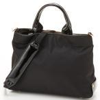 ショッピングエナメルバッグ ツイルナイロン×エナメル 2WAYトートバッグ Sサイズ