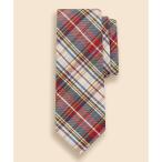 シルク　タータンチェックタイ