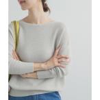 コットンボートネックガーターKNIT