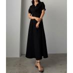 Louere　ツイストデザインフレアワンピース