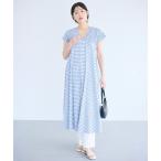 【速乾】シャーリングバックリボンワンピース 全2色