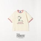 FRUIT OF THE LOOM:〈洗濯機可能〉PEANUTS プリント TEE