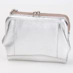 ショッピング本革 【本革 レザー】 perche ペルケ / エアリーゴート外がま口２つ折り財布