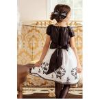 フロッキープリントワンピース