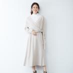 ショッピングニットワンピ カシュクールニットワンピ