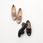 ショッピングリボン NEW！リボンローファー(3.0cmヒール)［19.5cm〜27.0cm］ラクチンきれいシューズ