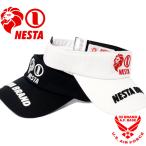 アウトレットセール!!ネスタブランド 3Dロゴ刺繍 ベーシック サンバイザー 帽子 メンズ 新作2023年モデル NESTA BRAND 232bb8701