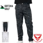 ガッチャゴルフ ロゴ刺繍 ペイズリー総柄 ストレッチパンツ メンズ 新作2025年モデル GOTCHA GOLF 243gg1802