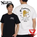 ノートン TIGER刺繍 半袖Tシャツ 和柄 メンズ 新作2025年モデル NORTON 252n1016