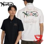 ノートン ボタニカル ワッペン刺繍 半袖ポロシャツ メンズ 新作2025年モデル NORTON 252n1201