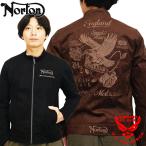 ノートン イーグル刺繍 フェイクススウェード シングル ライダースジャケット メンズ 新作2025-2026年モデル NORTON 253n1600
