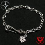 Yahoo! Yahoo!ショッピング(ヤフー ショッピング)ポイント2倍!!ファーストアローズ SVフラワー付 1.5φチェーンブレスレット FIRST ARROWS br-044