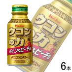 ハウスWF ウコンの力 パイン＆ピーチ味 缶100ml×6本 ハウスウェルネスフーズ