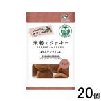メロディアン 米粉のクッキー チョコ味 6枚×20個 グルテンフリー