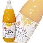 山口県産 みかんジュース 瓶 1L×6本入×2ケース:合計12本 1000ml 日本果実工業 山口農協直販 /飲料