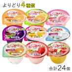 ショッピングゼリー 長崎発 たらみ ゼリー たらみのどっさり 各種6個入×よりどり4種類セット：合計24個 ／ 230g どっさり デザート 間食 フルーツゼリー  果肉たっぷり 食べ比べ