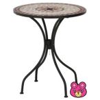 モザイクテーブル星柄／代引不可／インテリア：不二貿易a10655