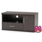 不二貿易 リビング収納 ポルト ローボード ブラウン POB-9045LB 82511