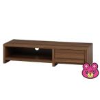 不二貿易 TV台 ルーク 幅120cm ライトブラウン 97408