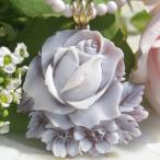 Luciano Giannini作 サードニクス シェルカメオ K18 SILVER ペンダントトップ【胸に咲くエレガントな薔薇】