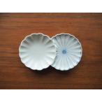 【波佐見焼 おしゃれ小皿(菊皿菊割柄)】白 菊柄/小分け皿 仕切り皿 豆皿 刺身皿 醤油皿 和食器/重山陶器 の小分け菊皿シリーズ