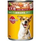 [ペディグリー]Pedigreeチャム 成犬用 ビーフ＆緑黄色野菜と魚入り 400g / 犬用 4902397139454 ウェット 缶 ドッグフード いぬ #w-100352