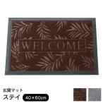玄関マット 泥落とし マット 屋外用 ステイ 40×60cm 洗える 玄関外マット 2038009 2038109