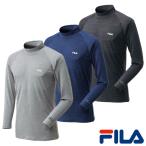 ショッピング長袖tシャツ FILA フィラ ハイネックインナー 同サイズ3色組 長袖 Tシャツ 杢調素材 ストレッチ素材 通年 メンズ 40代 50代 60代 958326