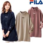 ショッピングチュニック FILA フィラ 異素材使いハイネックチュニック 見映えトップス 裏起毛 秋冬春 レディース 婦人服 961529