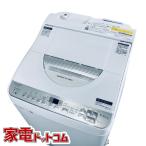  стиральная машина б/у sharp SHARP ES-TX5C-S 2018 год производства 5.5kg/3.5kg серебряный сухой c функцией полная автоматизация один человек жизнь 