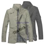  тренчкот мужской с хлопком жакет бушлат jacket блузон внешний casual жакет бизнес пальто тонкий большой размер 