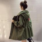 スプリングコート レディース トレンチコート 春 ライトアウター キルティングコート レディース 大きいサイズ 春アウター 春秋新作