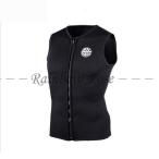 ショッピングウェットスーツ ウェットベスト ウェットスーツ メンズ レディース 3mm 男女兼用 保温 インナー 裏起毛 フロントジッパー ノースリーブ ボレロ サーフィン 釣り